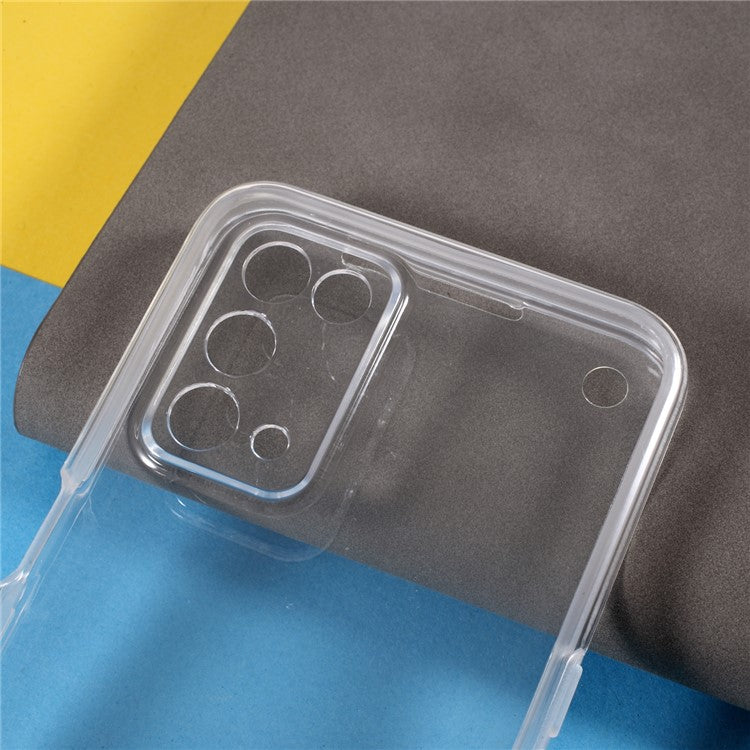 Full Body Protection Phone Shell PET + TPU + Acrylic Hybrid Cover Case for Oppo A54 5G / A74 5G / A93 5G