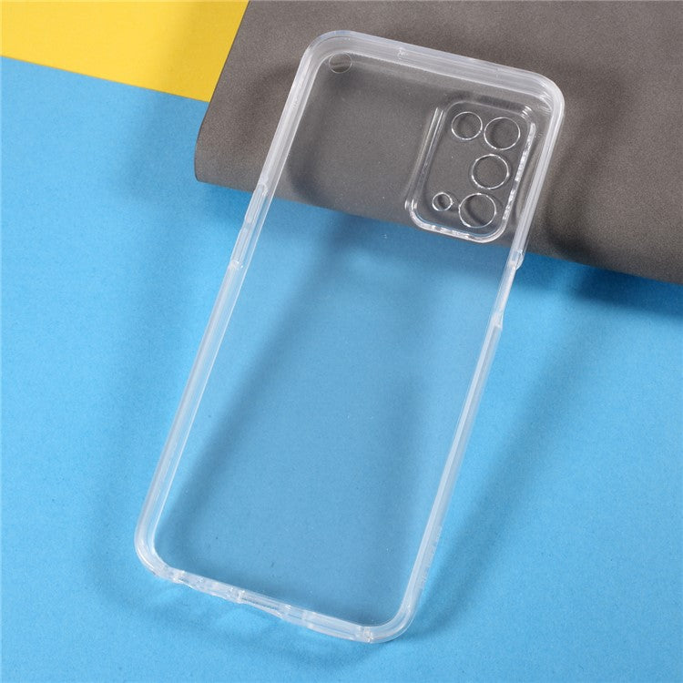 Full Body Protection Phone Shell PET + TPU + Acrylic Hybrid Cover Case for Oppo A54 5G / A74 5G / A93 5G