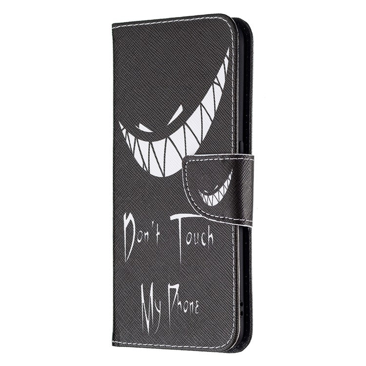 Magnetic Closure Wallet Pattern Printing Leather Stand Case for Oppo A94 5G/F19 Pro+ 5G/Reno5 Z 5G - Snicker