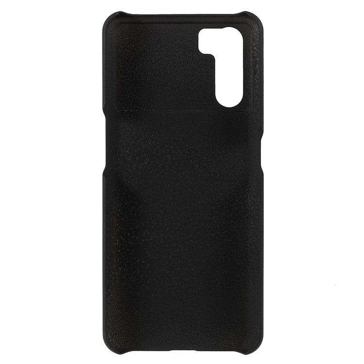 Shockproof Rubberized Hard PC Coated Non-Slip Glossy Surface Back Case for Oppo K9 Pro - Black