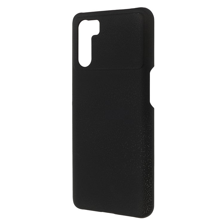 Shockproof Rubberized Hard PC Coated Non-Slip Glossy Surface Back Case for Oppo K9 Pro - Black