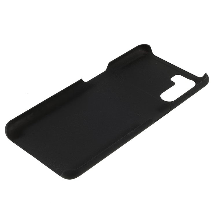 Shockproof Rubberized Hard PC Coated Non-Slip Glossy Surface Back Case for Oppo K9 Pro - Black