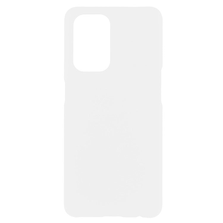 Rubberized Light Slim Mobile Phone Cover Anti-scratch Drop-proof Hard PC Case for Oppo Reno5 Z - White