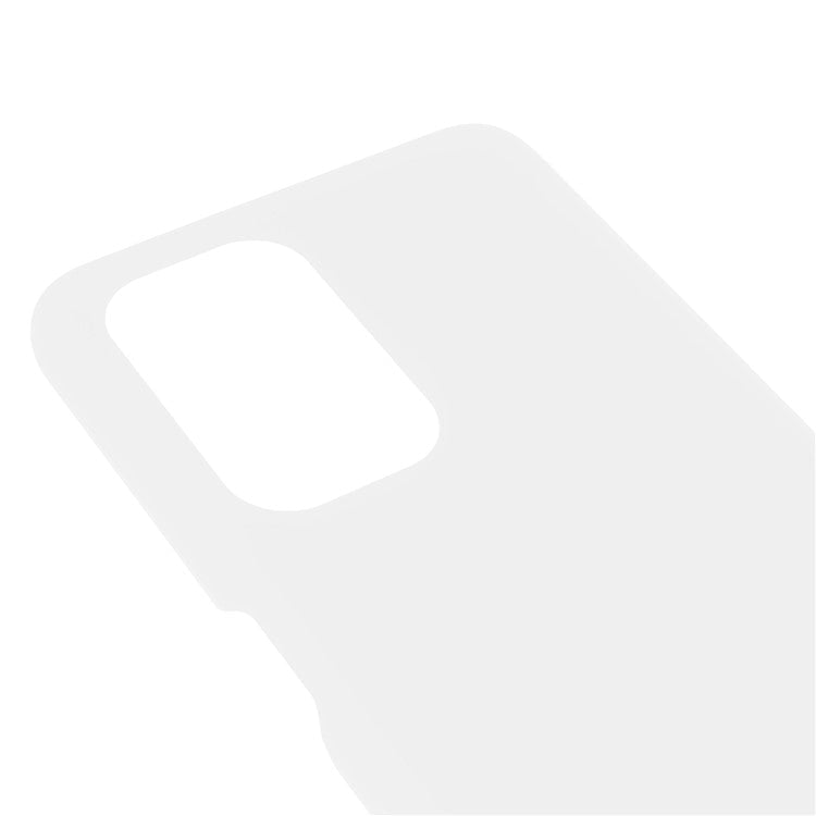 Rubberized Light Slim Mobile Phone Cover Anti-scratch Drop-proof Hard PC Case for Oppo Reno5 Z - White