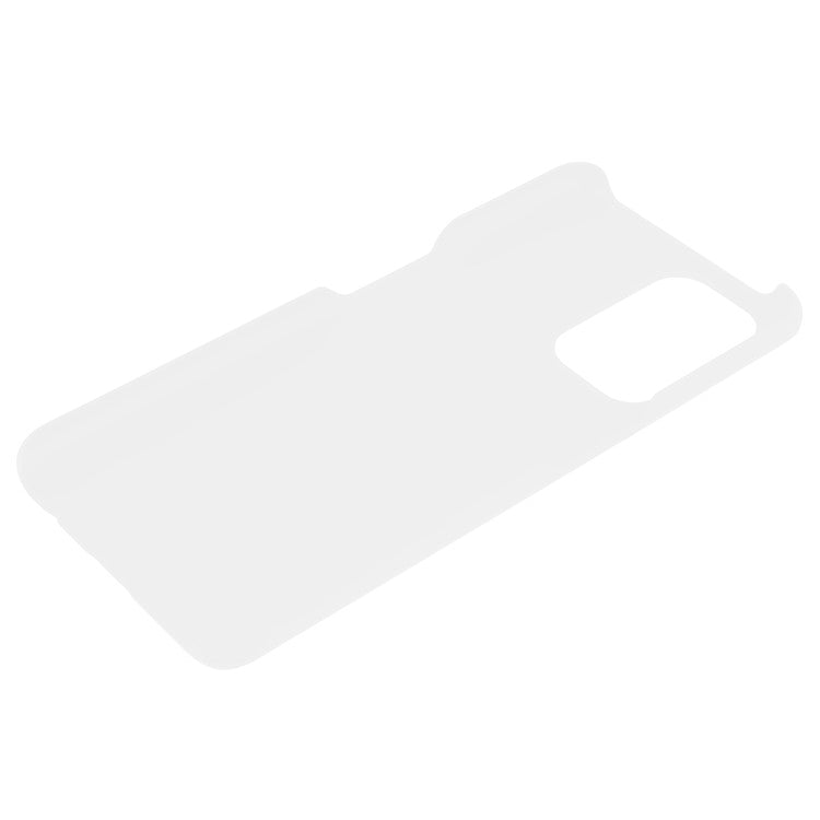 Rubberized Light Slim Mobile Phone Cover Anti-scratch Drop-proof Hard PC Case for Oppo Reno5 Z - White