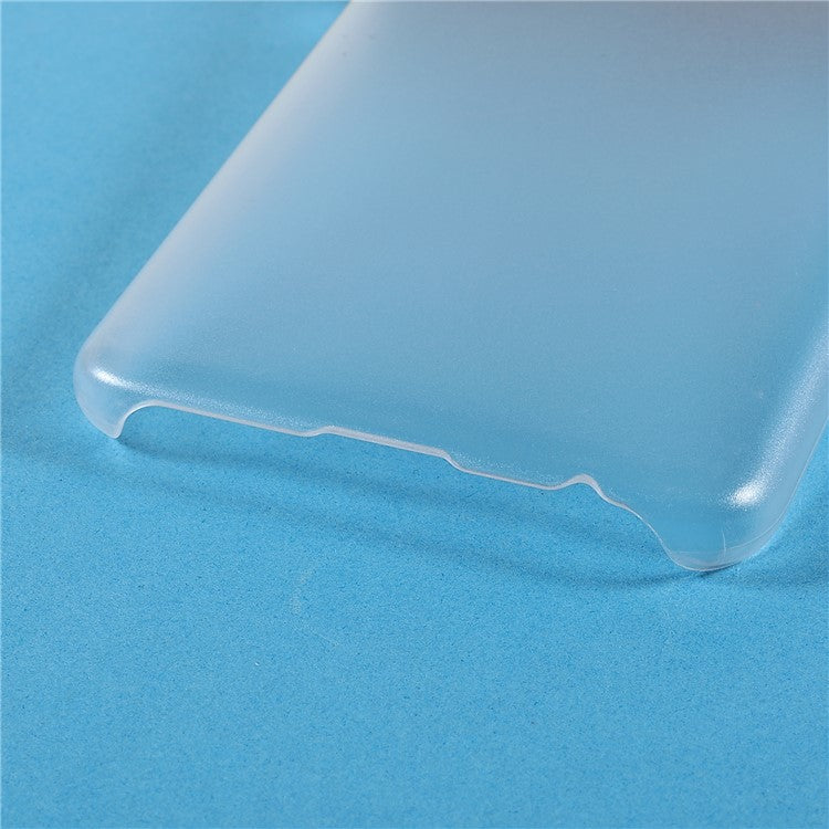 Rubberized Light Slim Mobile Phone Cover Anti-scratch Drop-proof Hard PC Case for Oppo Reno5 Z - Transparent