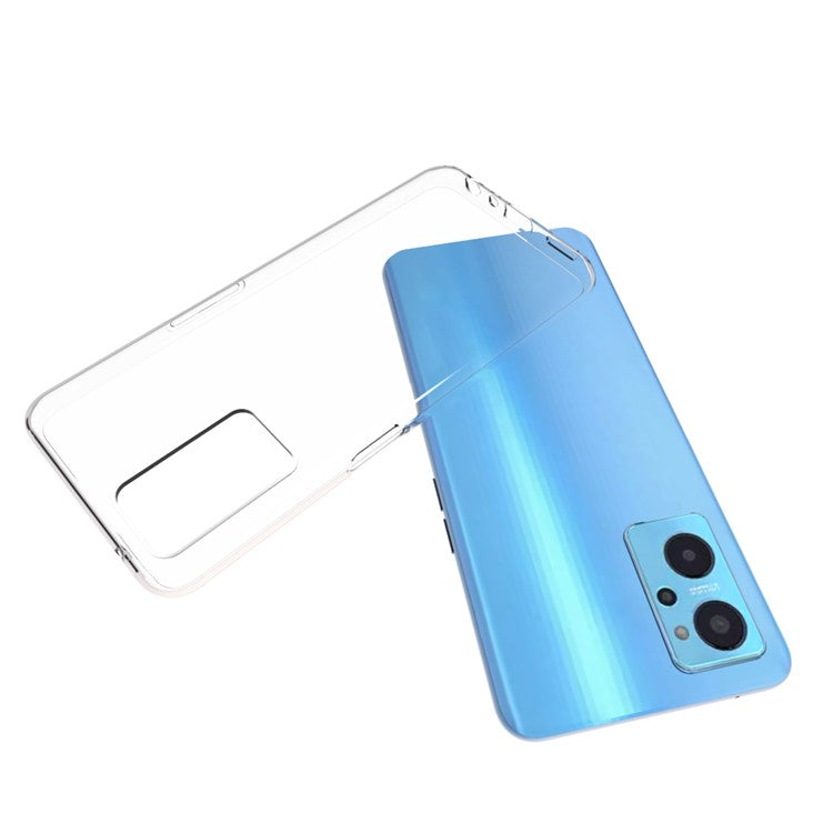 10Pcs/Pack Clear Anti-watermark Case for Realme 9i, Soft Durable TPU Drop-proof Back Cover Shell
