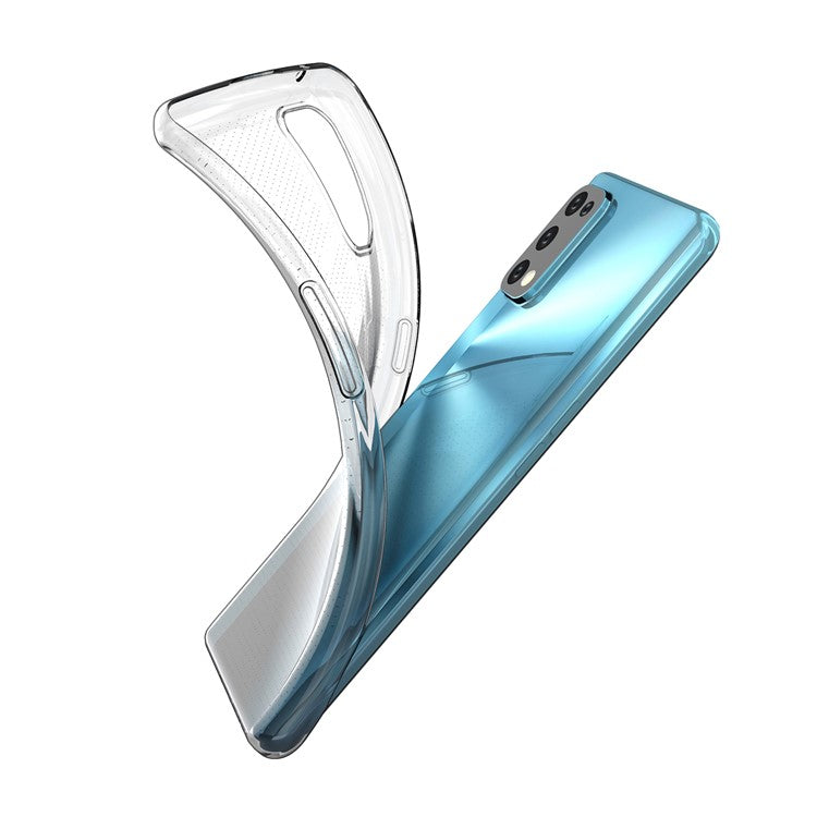 For Realme 7 Pro Crystal Clear Transparent Design Back Case Shockproof Soft TPU Protective Phone Cover