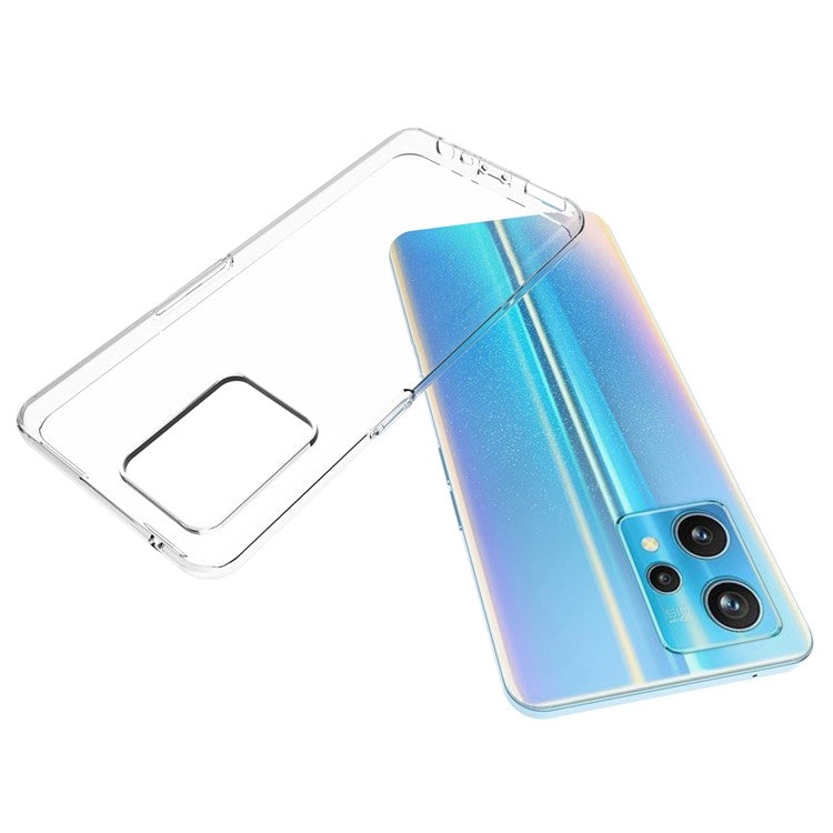 10Pcs/Pack Watermark Resistant Case for Realme 9 Pro+, Drop Protection Soft TPU Transparent Back Cover