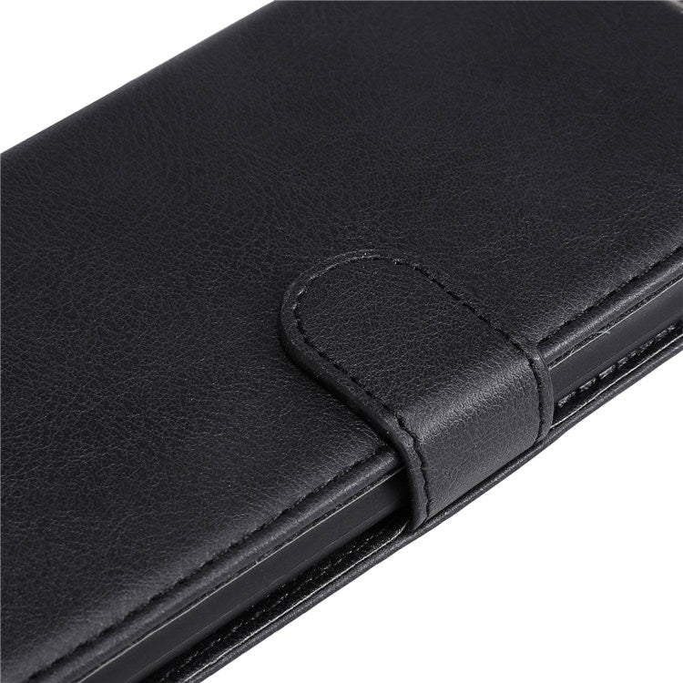 KT Leather Series-2 for Oppo Find X5 Pro PU Leather Detachable Wrist Strap Wallet Case Stand Feature Anti-Scratch Protective Phone Cover - Black