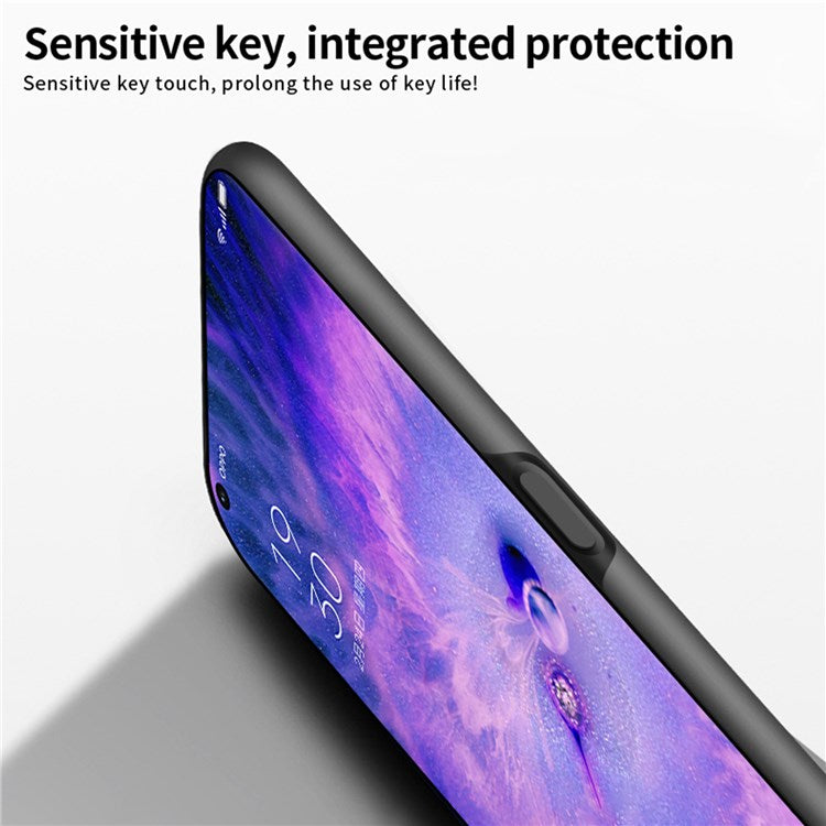 MOFI JK PC Series-1 Shield for Oppo Find X5 Matte Surface Anti-Slip Case Hard PC Guard from Scratch Phone Cover with Strap - Blue