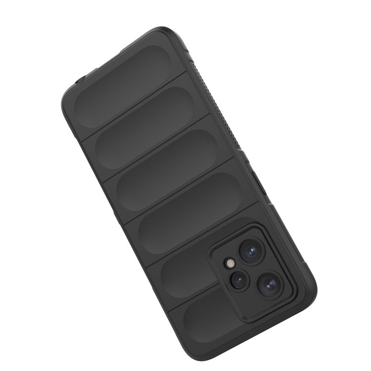 Soft TPU Case for Realme 9 Pro+ 5G Anti-drop Phone Protector Scratch Resistant Rugged Back Cover Phone Shell - Dark Blue