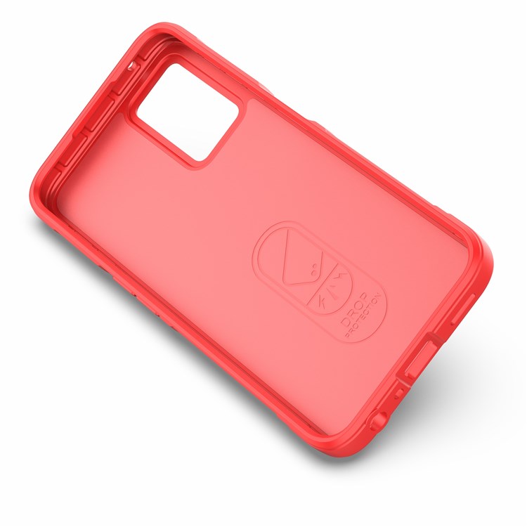 Soft TPU Case for Realme 9i/Oppo A36/A76 4G Anti-fall Phone Wear-resistant Rugged Back Cover Phone Protector - Red