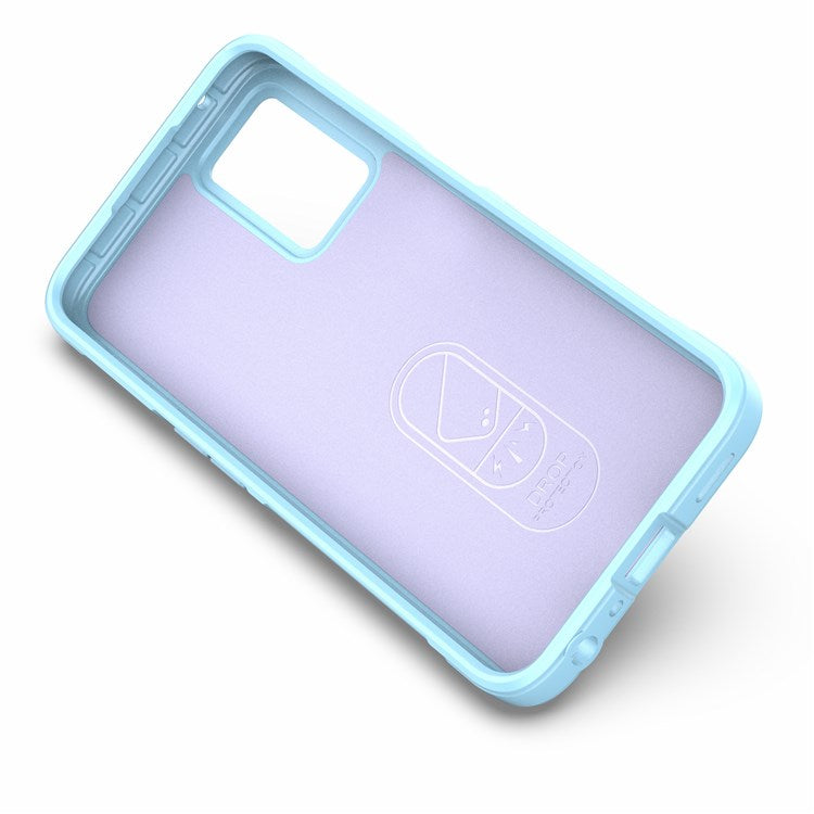 Soft TPU Case for Realme 9i/Oppo A36/A76 4G Anti-fall Phone Wear-resistant Rugged Back Cover Phone Protector - Baby Blue