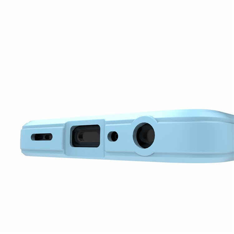 Soft TPU Case for Realme 9i/Oppo A36/A76 4G Anti-fall Phone Wear-resistant Rugged Back Cover Phone Protector - Baby Blue