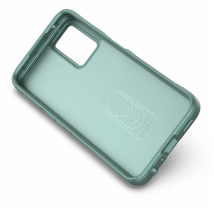 Soft TPU Case for Realme 9i/Oppo A36/A76 4G Anti-fall Phone Wear-resistant Rugged Back Cover Phone Protector - Green