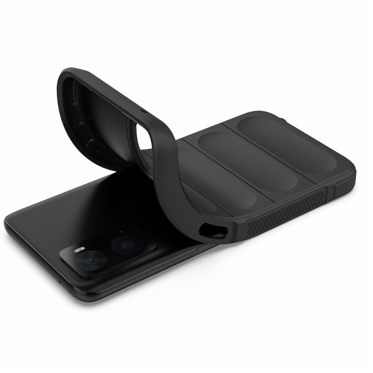 Soft TPU Case for Realme 9i/Oppo A36/A76 4G Anti-fall Phone Wear-resistant Rugged Back Cover Phone Protector - Light Grey