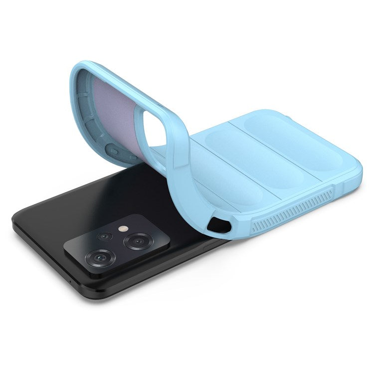 Soft TPU Case for Realme 9 Pro 5G / 9 5G Rugged Back Cover Anti-drop Phone Protector - Baby Blue