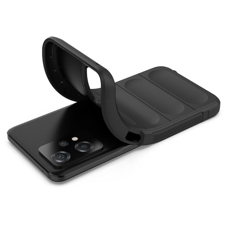Soft TPU Case for Realme 9 Pro 5G / 9 5G Rugged Back Cover Anti-drop Phone Protector - Black