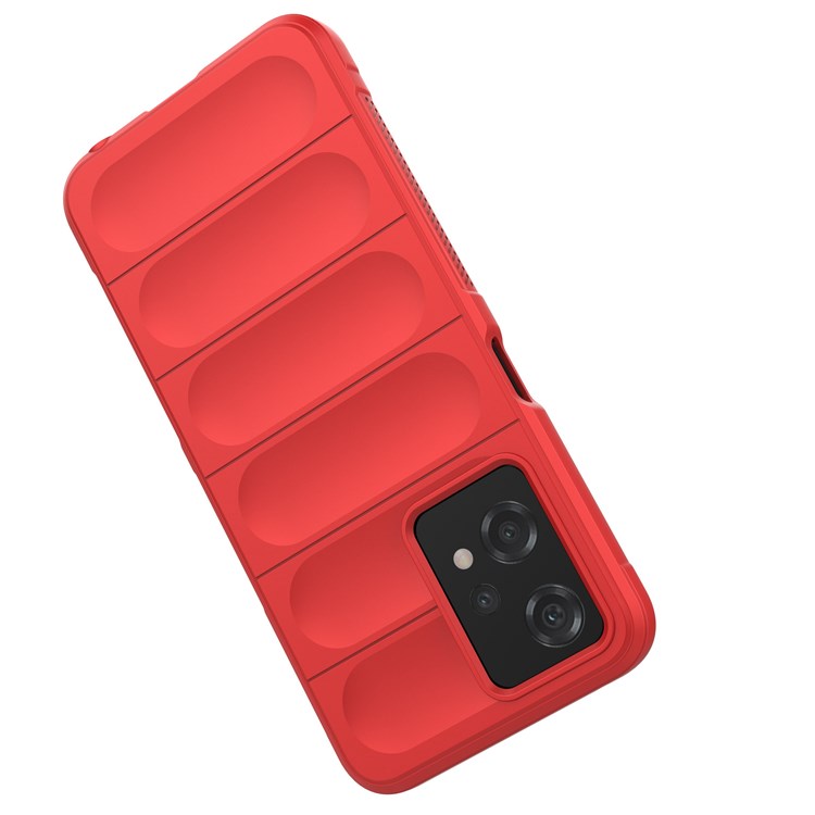 Soft TPU Case for Realme 9 Pro 5G / 9 5G Rugged Back Cover Anti-drop Phone Protector - Red