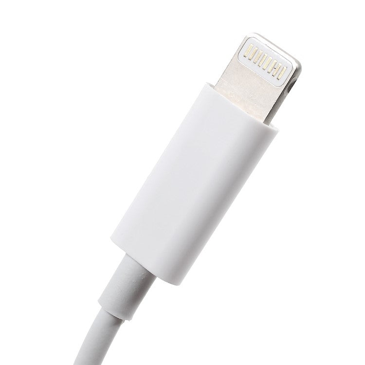 Lightning 8Pin to 3.5mm Headphone Jack Adapter for iPhone 7/7 Plus (Support IOS10.3, No Mic Function Supported) - White