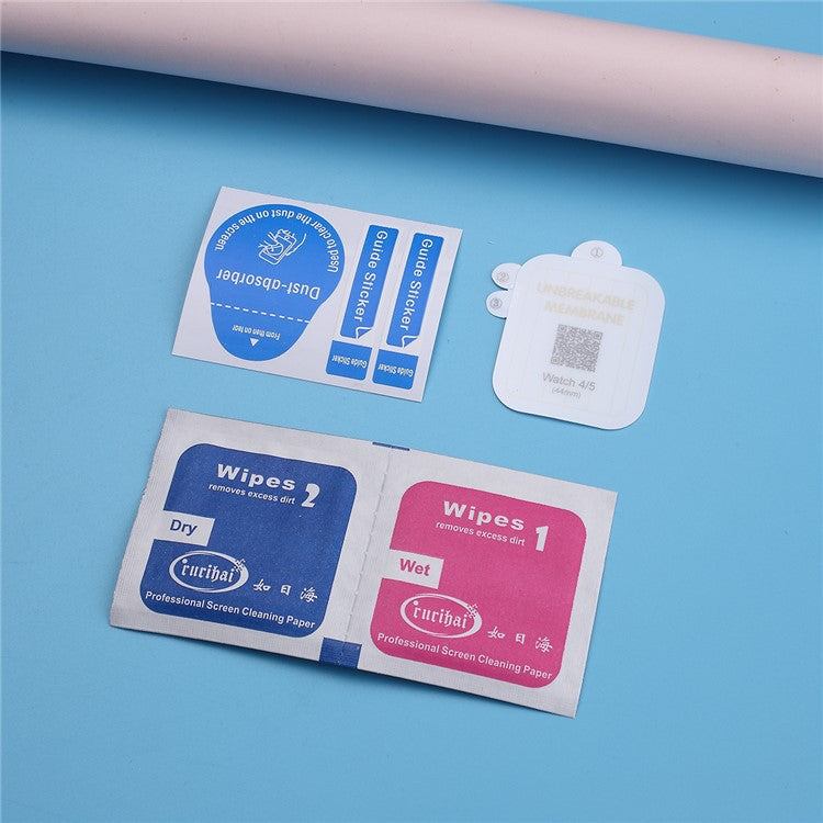 RURIHAI Ultra Clear Super Thin TPU Watch Screen Protector Cover for Apple Watch Series 5 / 4 44mm