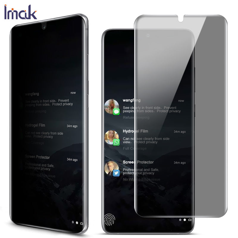 IMAK Anti-peep Hydrogel Film III Full Cover Front Soft Screen Protector for Samsung Galaxy S20 Ultra 5G