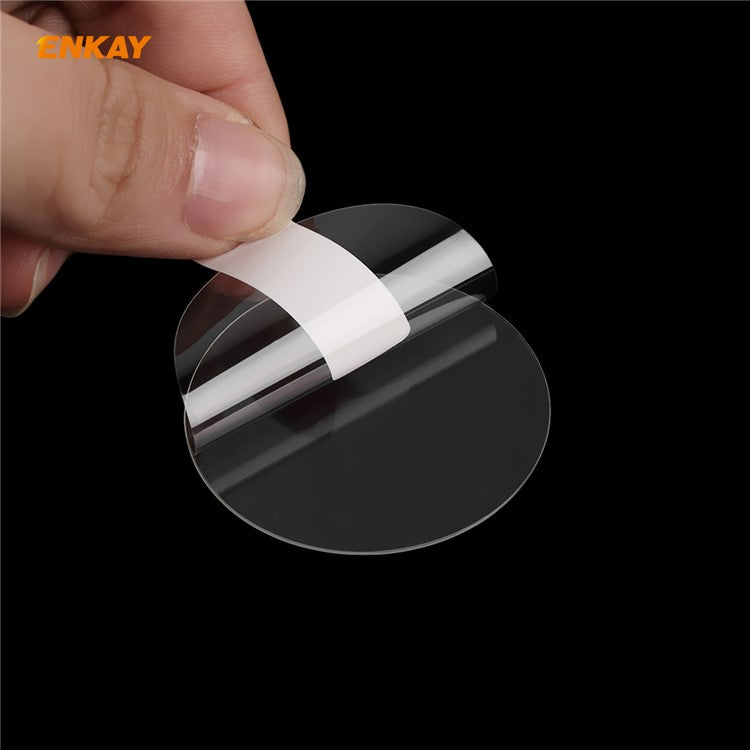 HAT PRINCE 2 Pcs/Set 0.2mm 9H 2.15D Arc Edge Tempered Glass Watch Screen Film for Samsung Galaxy Watch 3 45mm