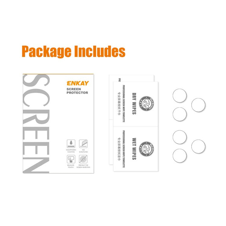 ENKAY HAT PRINCE 2 Group/Set Ultra-Thin HD 0.2mm Clear Scratch-Resistant Tempered Glass Camera Lens Back Film (3Pcs/Group) for iPhone 13 Pro / 13 Pro Max