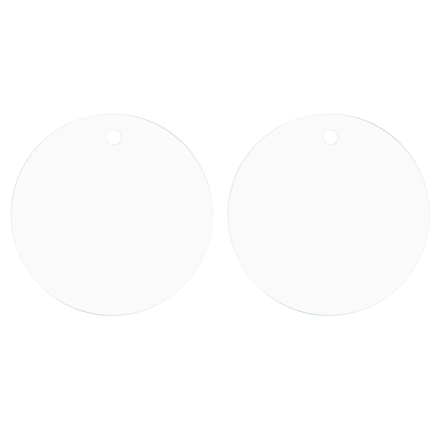 2Pcs/Set Transparency Camera Lens Protector for vivo X Fold, Arc Edge Tempered Glass Lens Protective Film Guard