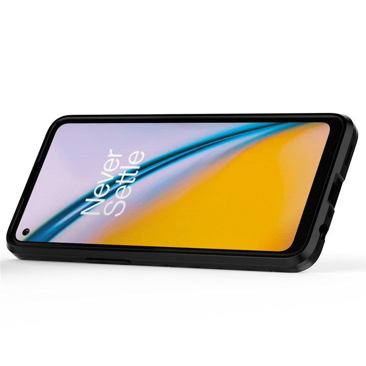 Ring Kickstand Fall Protection PC + TPU Phone Case Protective Cover for OnePlus Nord N20 5G / Reno8 Lite 5G - Red