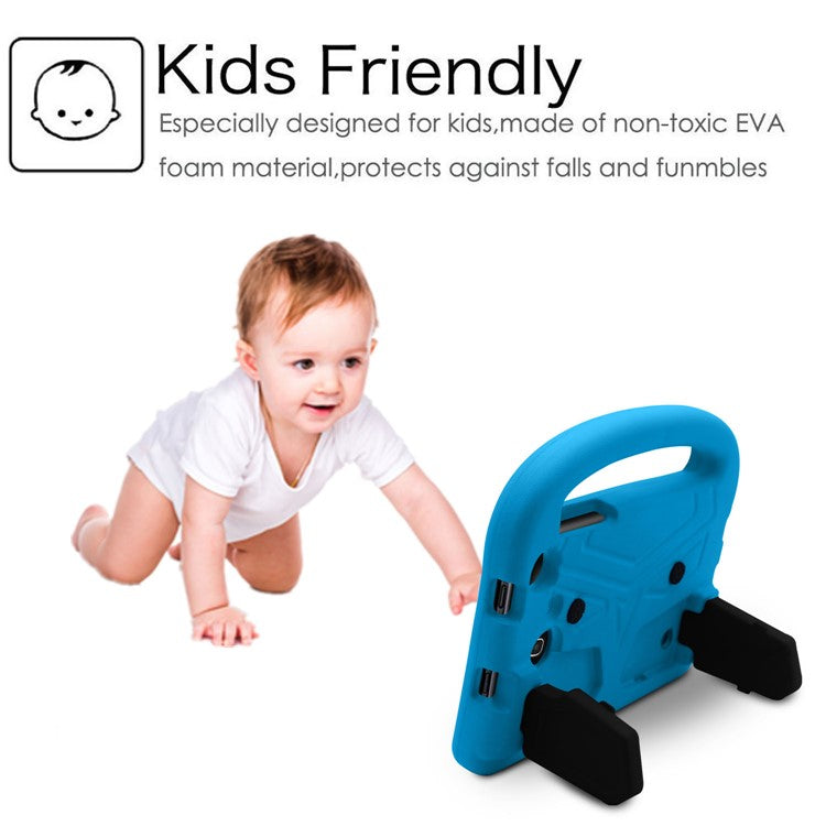 Shockproof EVA Foam Stand Accessory Casing for Samsung Galaxy Tab T230 T235/T280 T285/T110 T111/SM-T113 - Blue