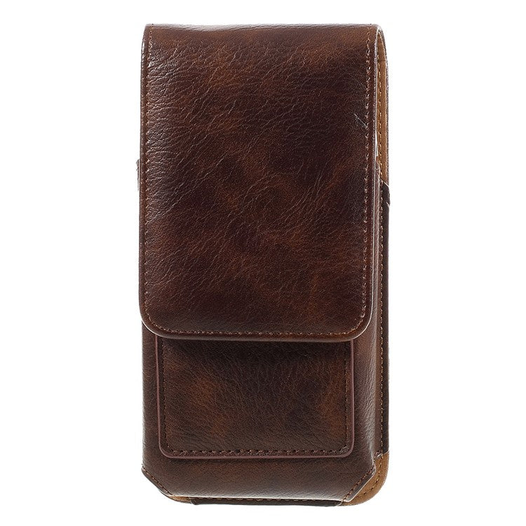 Belt Clip Leather Pouch Cover for iPhone 6s Plus / 6 Plus, Size: 16 x 8.4 x 1.8cm - Brown