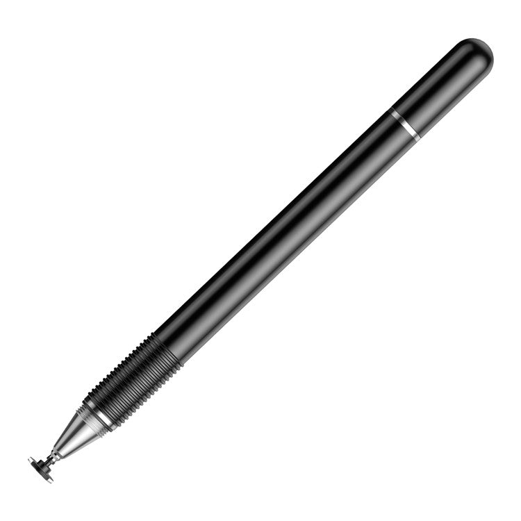 BASEUS 2-in-1 Capacitive Stylus Pen Touch Screen Pencil for Drawing Writing Gaming Compatible with Mobile Phones / Tablets - Black