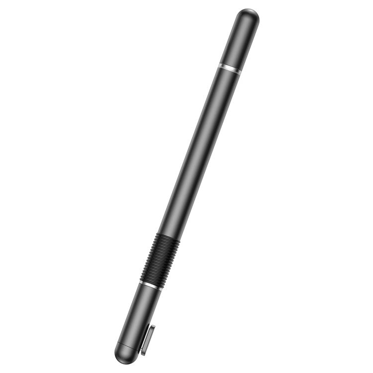 BASEUS 2-in-1 Capacitive Stylus Pen Touch Screen Pencil for Drawing Writing Gaming Compatible with Mobile Phones / Tablets - Black