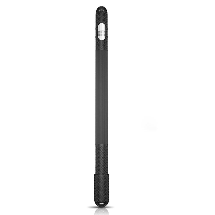 Anti-slip Silicone Cap Holder Protective Nib Case for Apple Pencil - Black