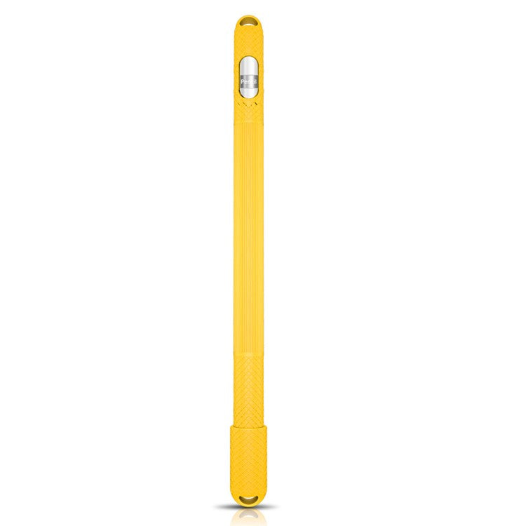 Anti-slip Silicone Cap Holder Protective Nib Case for Apple Pencil - Yellow