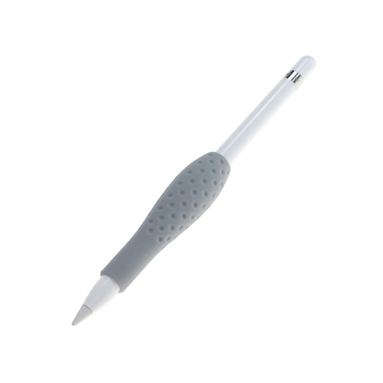 Soft Silicone Touch Pen Sleeve Holder Grip for Apple Pencil - Grey