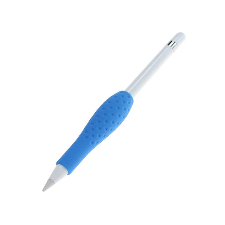 Soft Silicone Touch Pen Sleeve Holder Grip for Apple Pencil - Baby Blue