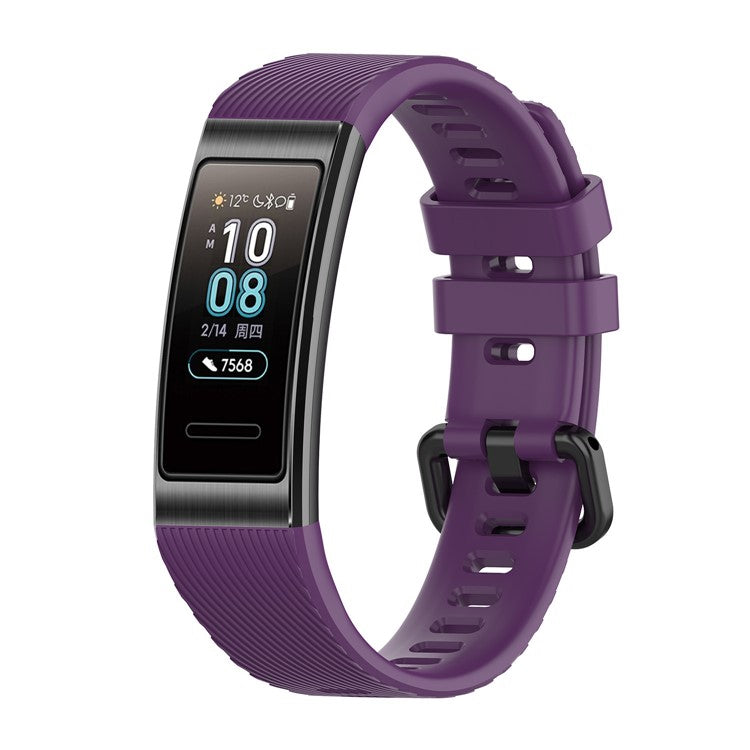 TPU Smart Bracelet Strap Replacement Band for Huawei Band 4 Pro - Purple