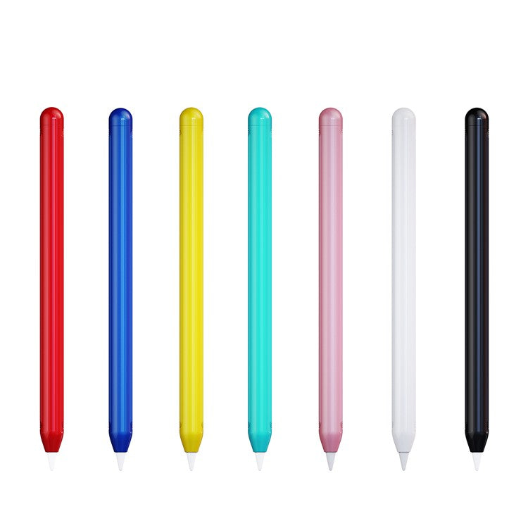 Anti-slip Plastic Stylus Pen Sleeve Protective Case for Apple Pencil (2nd Generation) - Black
