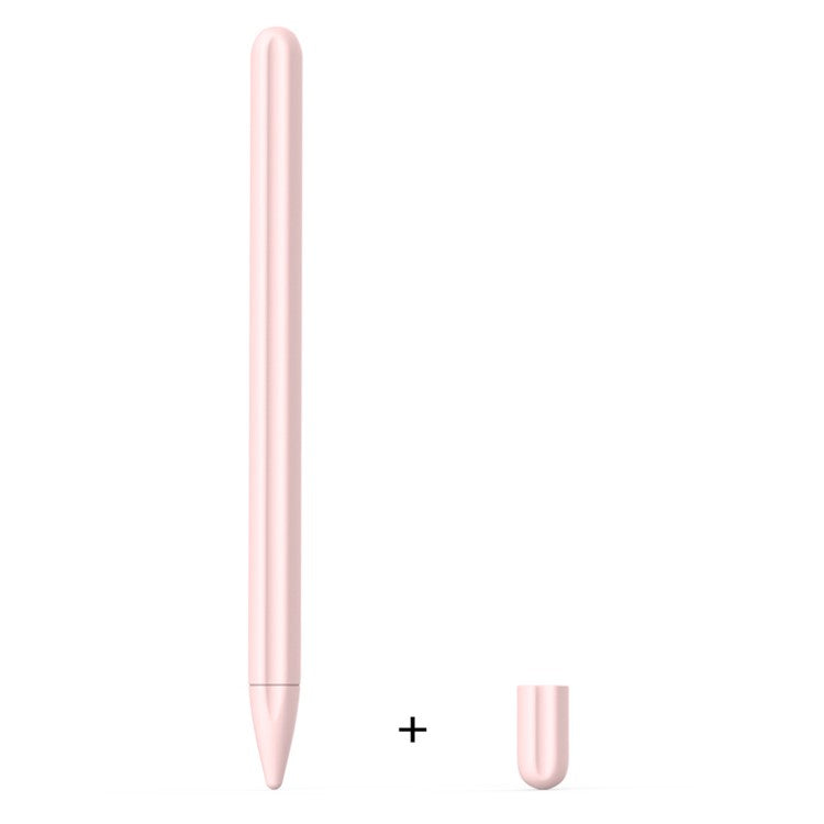 Silicone Stylus Pen Cover Protector Case with Cap for Huawei M-Pen lite - Pink