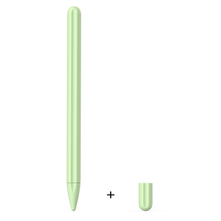 Silicone Stylus Pen Cover Protector Case with Cap for Huawei M-Pen lite - Green