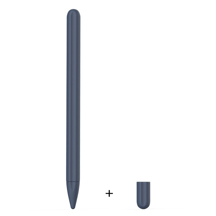 Silicone Stylus Pen Cover Protector Case with Cap for Huawei M-Pen lite - Blue