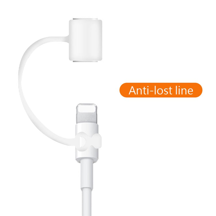 Silicone Cap Holder + Nib Cover + Connector Adapter Tether for Apple Pencil