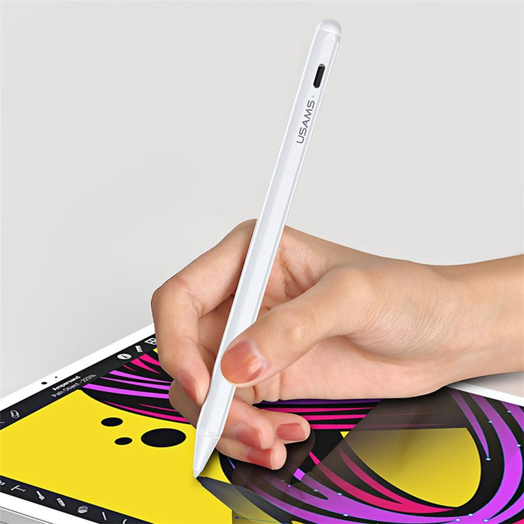 USAMS US-ZB135 Precise Touch Palm Rejection Active Touch Capacitive Stylus Pen for 2018-2020 Apple iPad