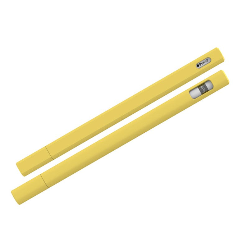 LOVE MEI Triangle Shape Silicone Pencil Cover Protective Sleeve for Apple Pencil 1.0 - Yellow