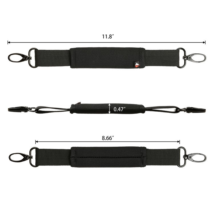 Portable Single Hand-held Lanyard with Hook for JBL Xtreme 1/2 - Black