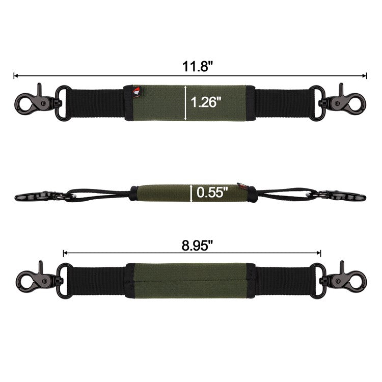 Portable Single Hand-held Lanyard with Hook for JBL Xtreme 1/2 - Green