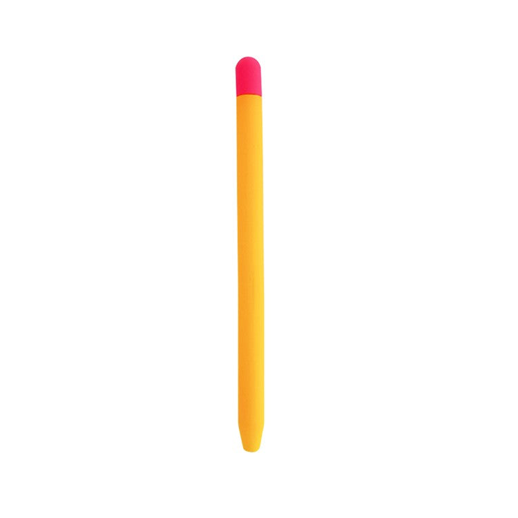 Soft Silicone Stylus Pen Sleeve Protective Case for Apple Pencil Pro / Pencil (2nd Generation) - Orange